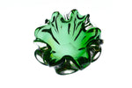 Green Murano dish